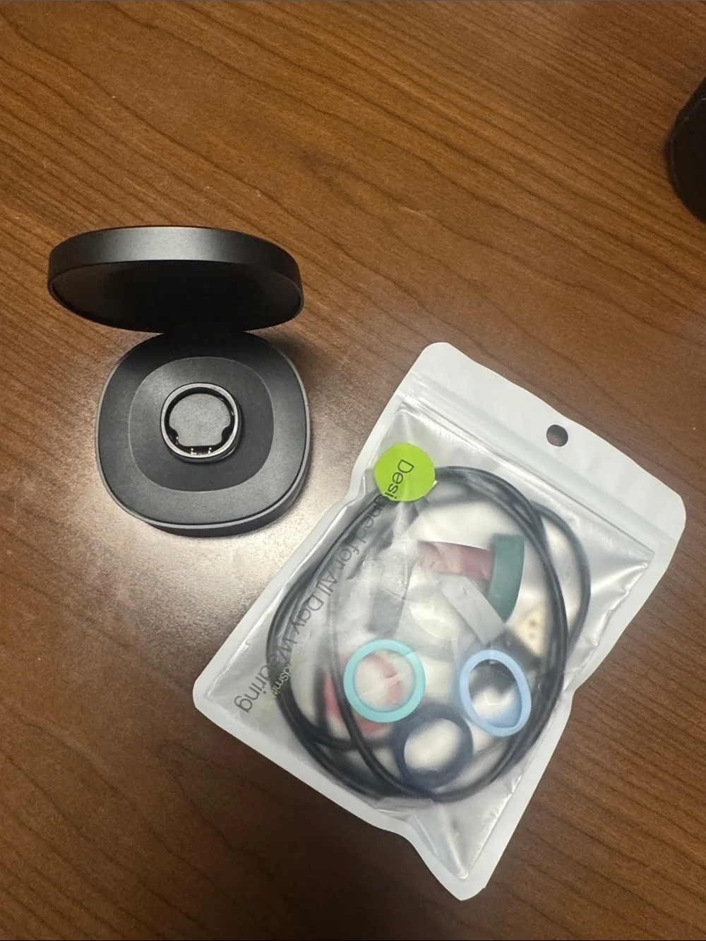 Wireless Smart Ring Charger Case - Black